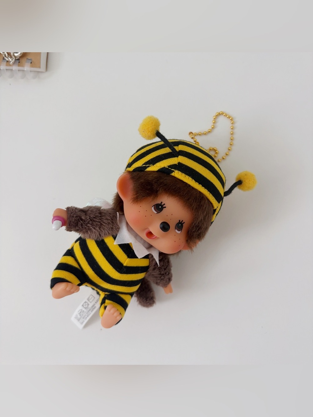 Sekiguchi Monchhichi Keychain Honeybee